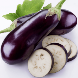 50 Organic Giant Aubergine Seeds Purple Premium British Egg Plant Vegetables Main