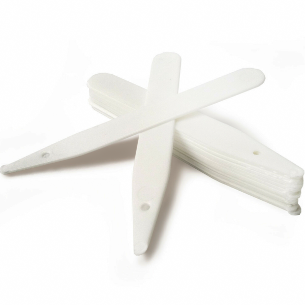50 white plant label sticks tags 4 inches