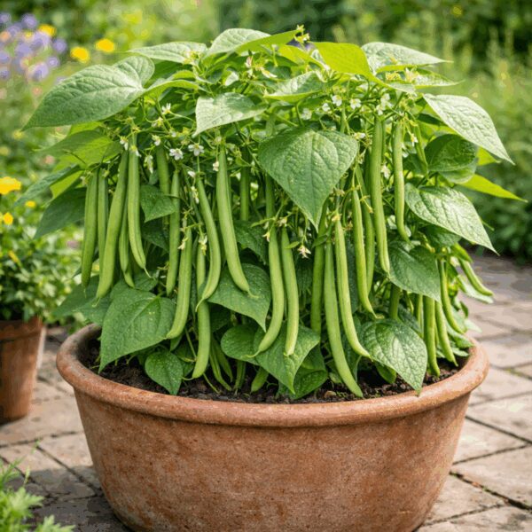 10 Dwarf French Bean Seeds Slenderette Heirloom Stringless Vegetables to Grow 2