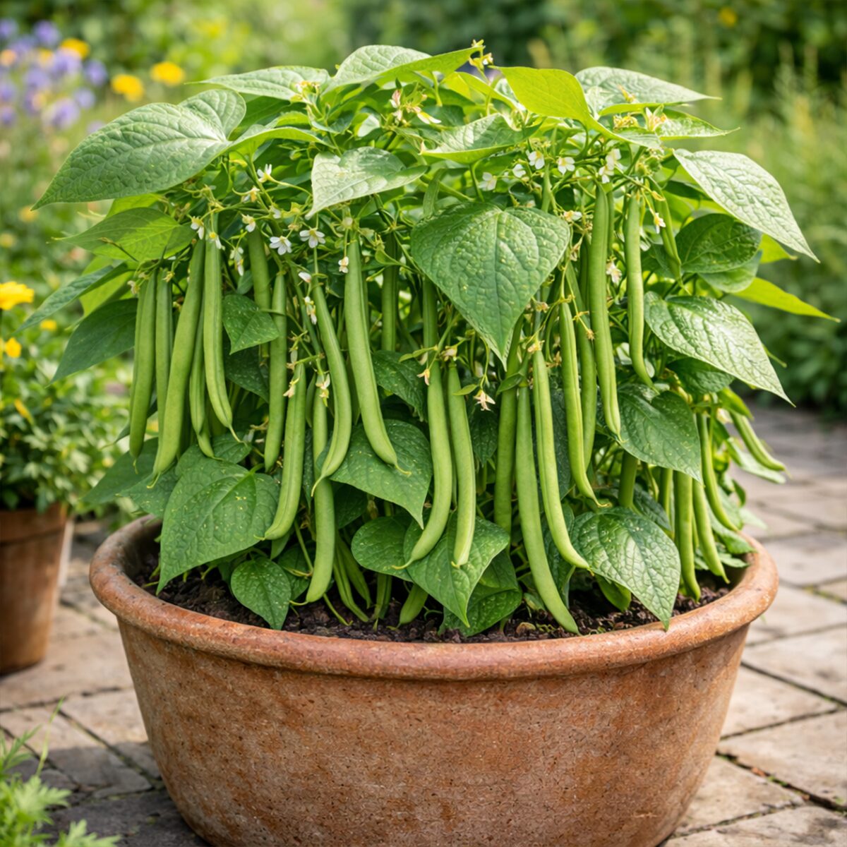 10 Dwarf French Bean Seeds Slenderette Heirloom Stringless Vegetables to Grow 2