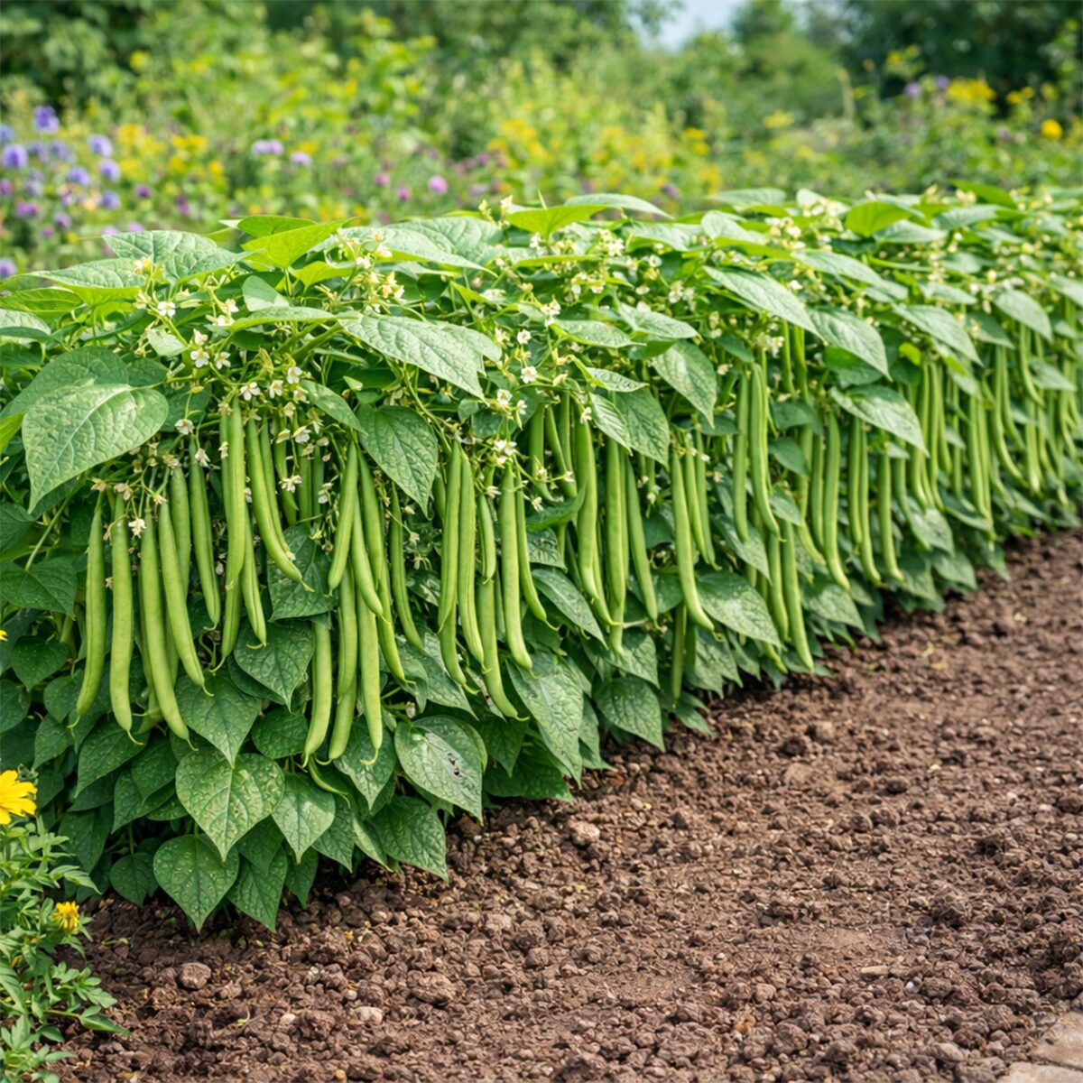 10 Dwarf French Bean Seeds Slenderette Heirloom Stringless Vegetables to Grow 4