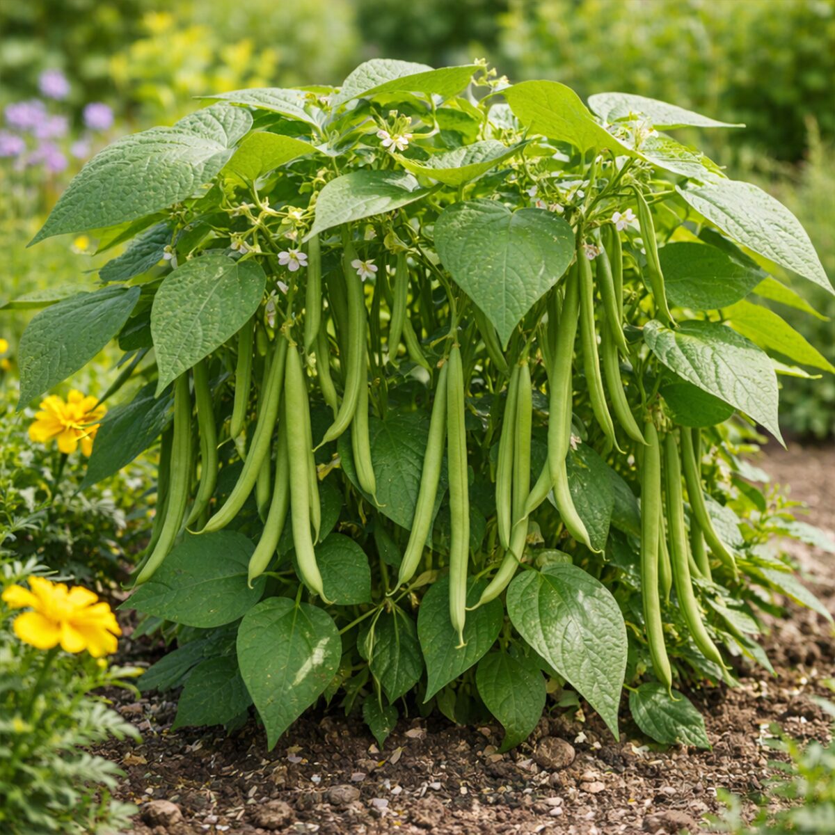 10 Dwarf French Bean Seeds Slenderette Heirloom Stringless Vegetables to Grow