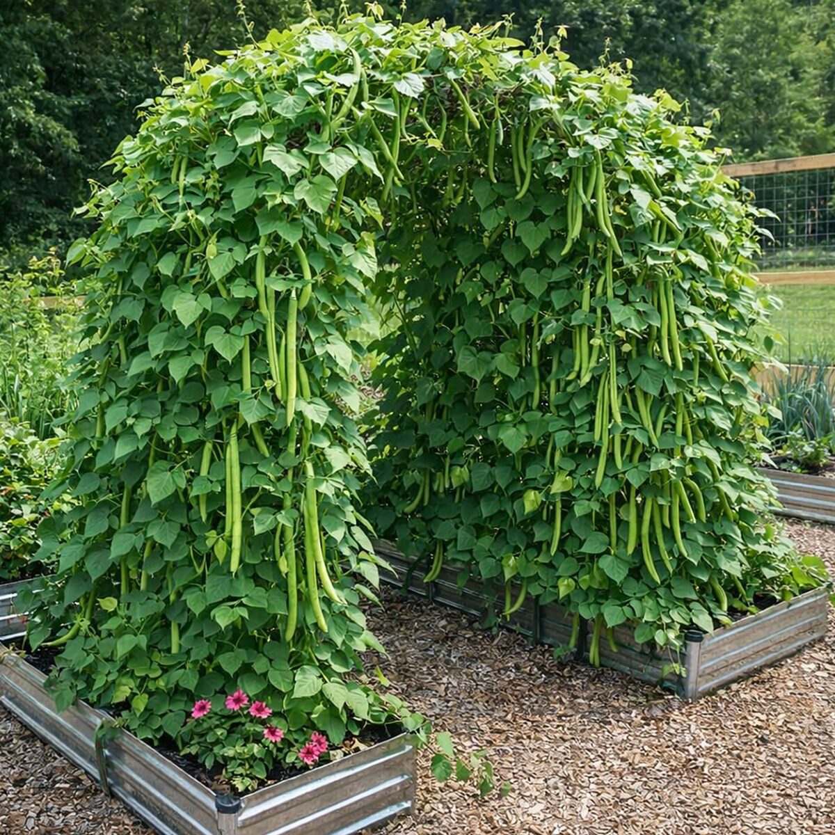 10 Giant Cobra Climbing French Green Bean Seeds Stringless Vegetables to Grow UK 4