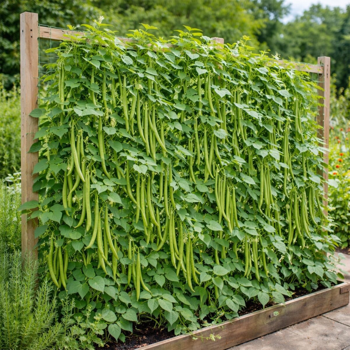 10 Giant Cobra Climbing French Green Bean Seeds Stringless Vegetables to Grow UK