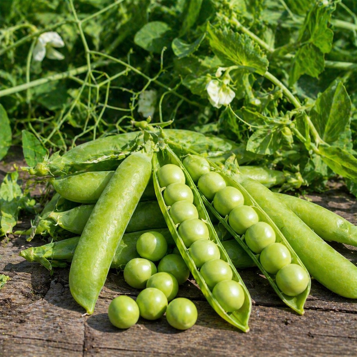 10 Giant Tall Climbing Pea Seeds UK Alderman Heirloom Main Crop Garden Vegetable
