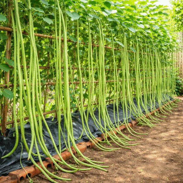 10 Giant Yard Long Climbing French Bean Seeds Heirloom Vegetable to Grow XL Pod 2