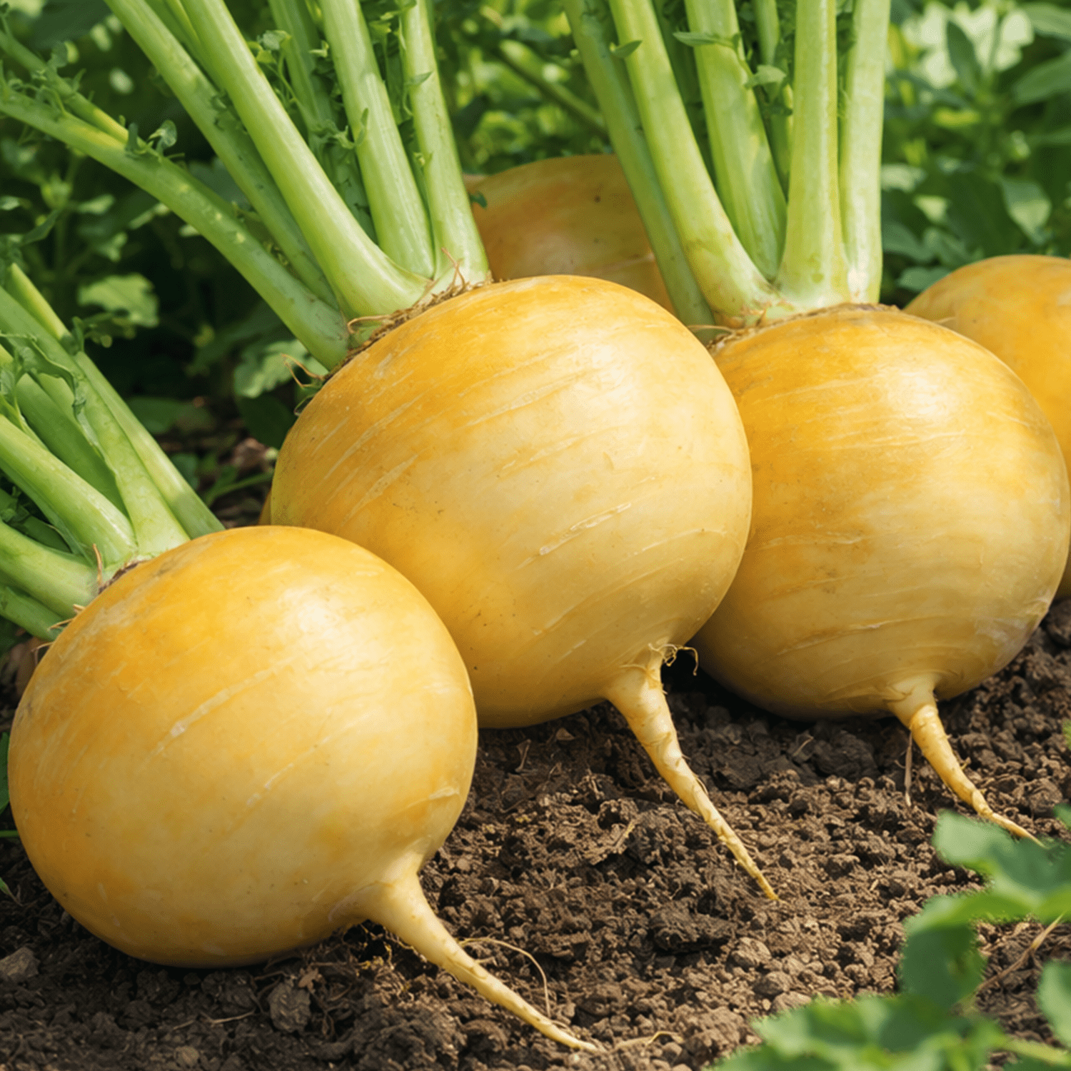 50 UK Giant Gold Turnip Vegetable Seeds for Planting Grow Your Own Garden Veg 2