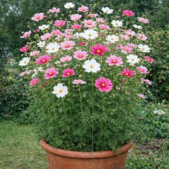 50 UK Mixed Giant Cosmos Flower Seeds to Plant Grow in Pots Planters & Gardens 4