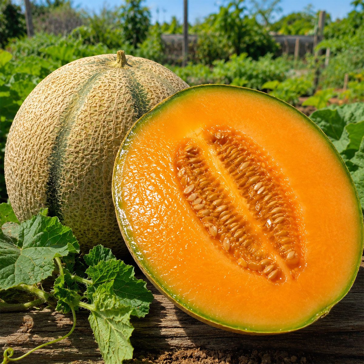 10 Jumbo Giant Heirloom Melon Seeds UK Fruit to Grow Exotic Cantaloupe HalesBest