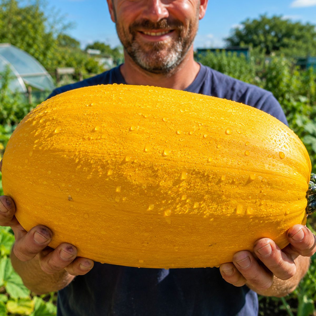 10 UK Winter Giant Spaghetti Squash Seeds Trailing Vegetable Cucurbita Marrow 6