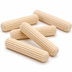 5 x Premium Quality 30mm x 6mm Wooden Dowels UK Hardwood Birch Furniture Dowel Pins