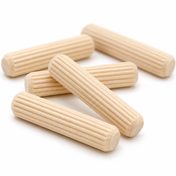 5 x Premium Quality 30mm x 6mm Wooden Dowels UK Hardwood Birch Furniture Dowel Pins