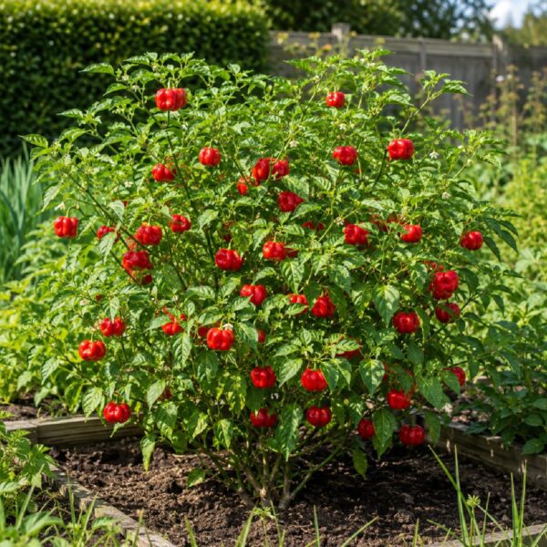 10 UK Perennial Red Sweet Pepper Seeds Chilli Aji Dulce Outdoor Indoor Vegetable 5